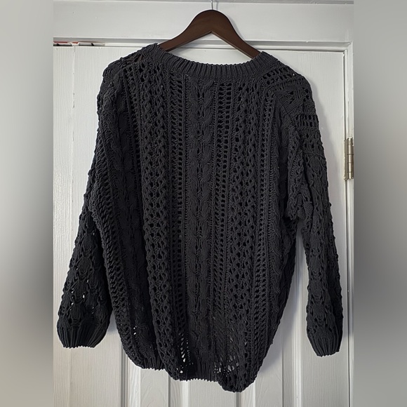 Elodie Charcoal Knit Sweater Size XS EUC - Picture 2 of 4